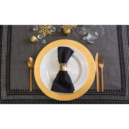 DII® Hammered Gold Napkin Rings, 12ct.